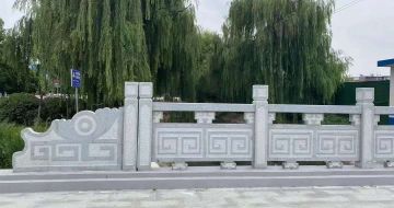 镇江 芝麻灰桥栏杆、河道栏杆安装效果