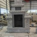 镇江 芝麻灰高档墓碑、土墓，一套也支持定做