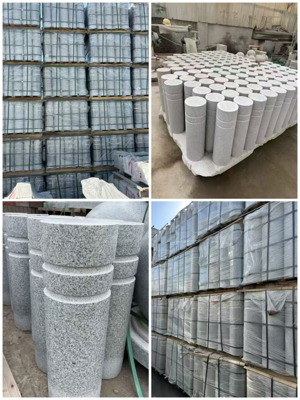 镇江 芝麻白花岗岩挡车柱、隔离柱多少钱