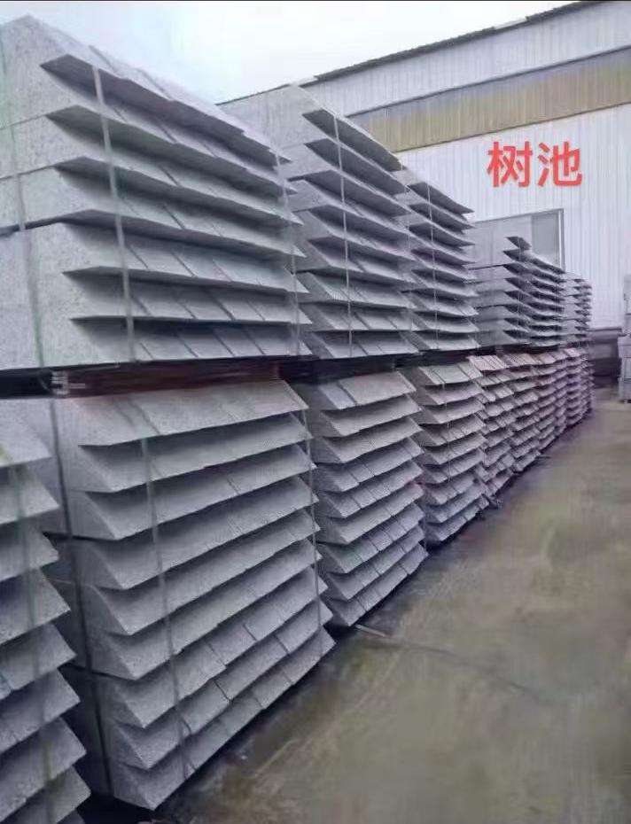 镇江 芝麻灰切头树池