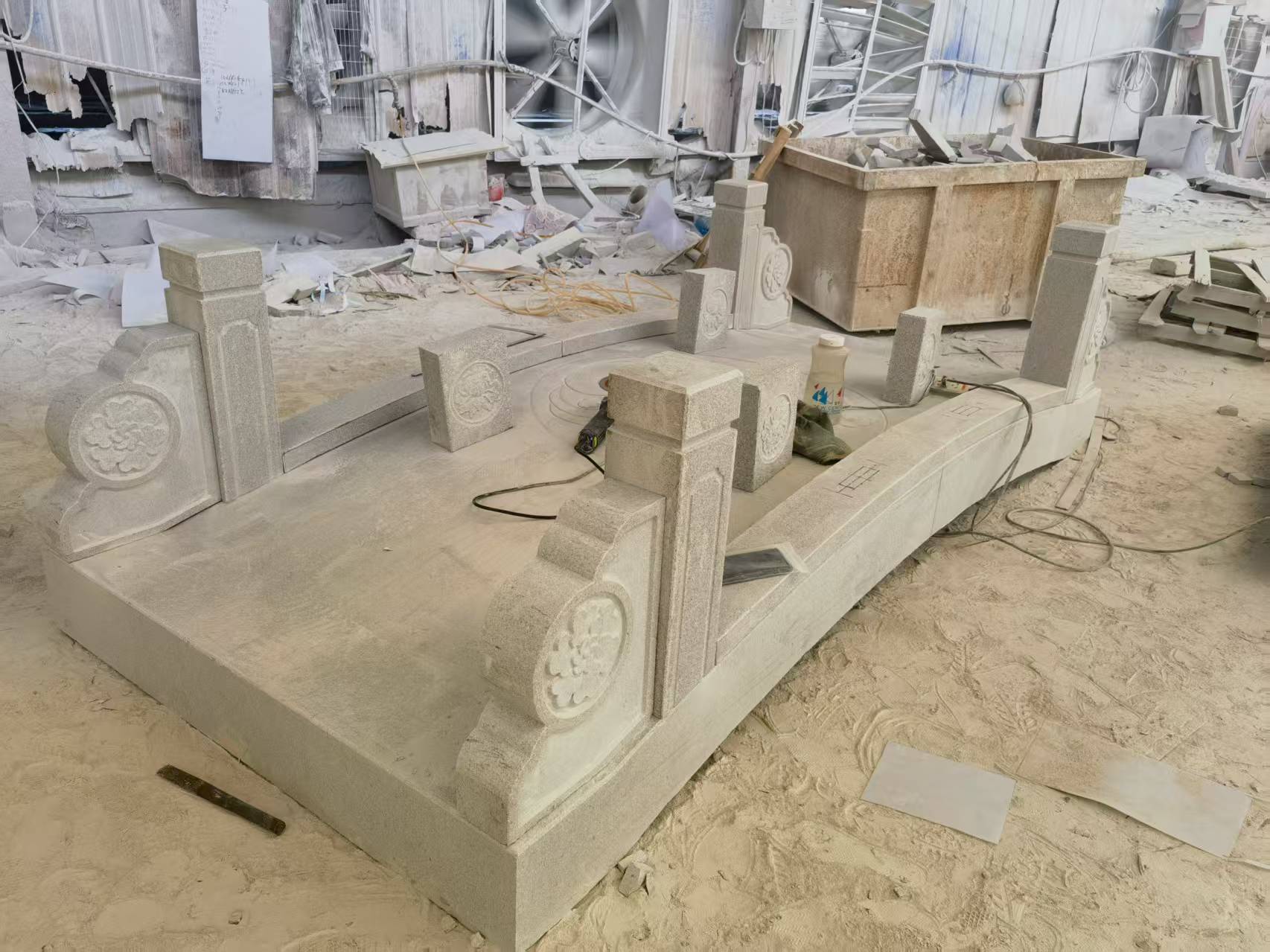 镇江 芝麻灰火烧面石桥-拼装