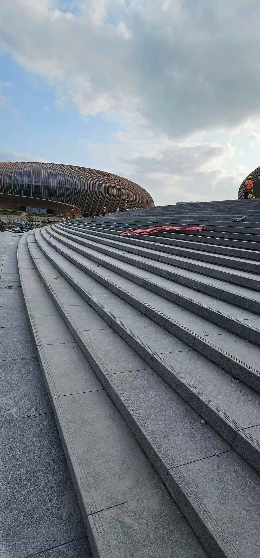 镇江 弧形整石台阶铺装效果图