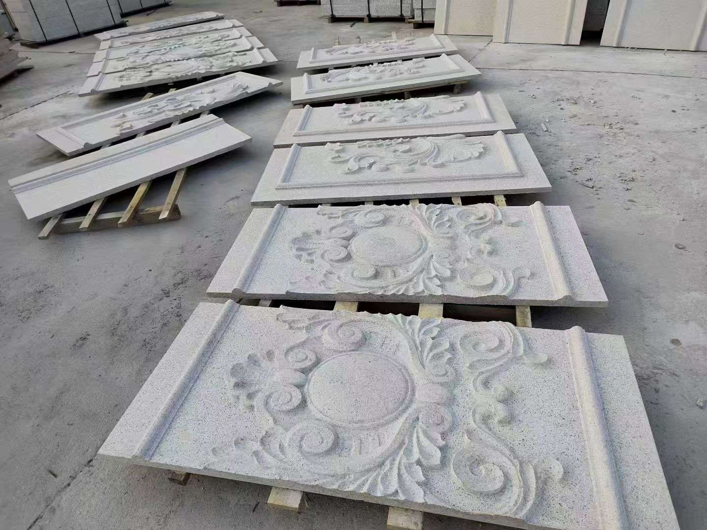 镇江 芝麻白干挂雕花板