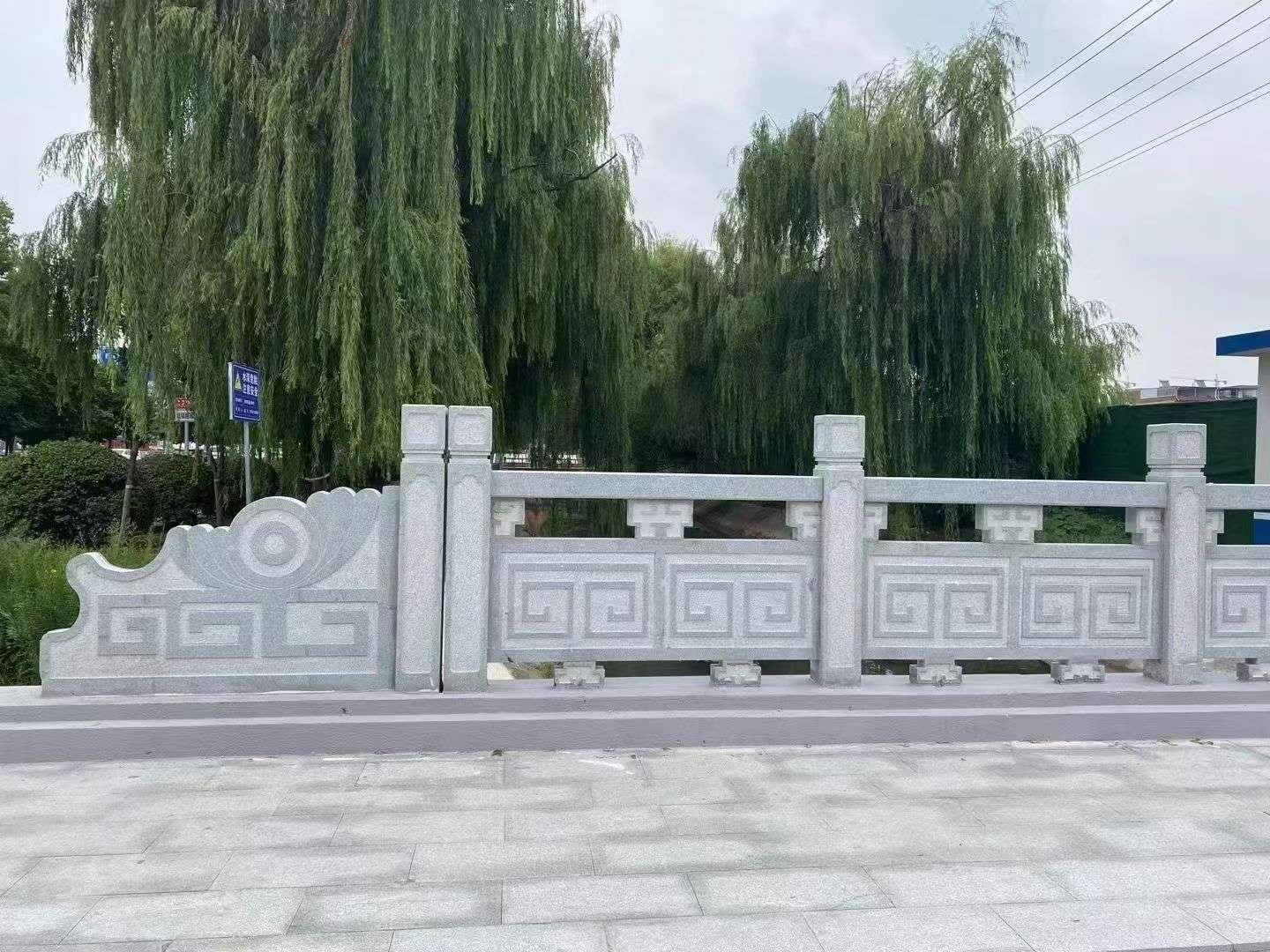 镇江 芝麻灰桥栏杆、河道栏杆安装效果